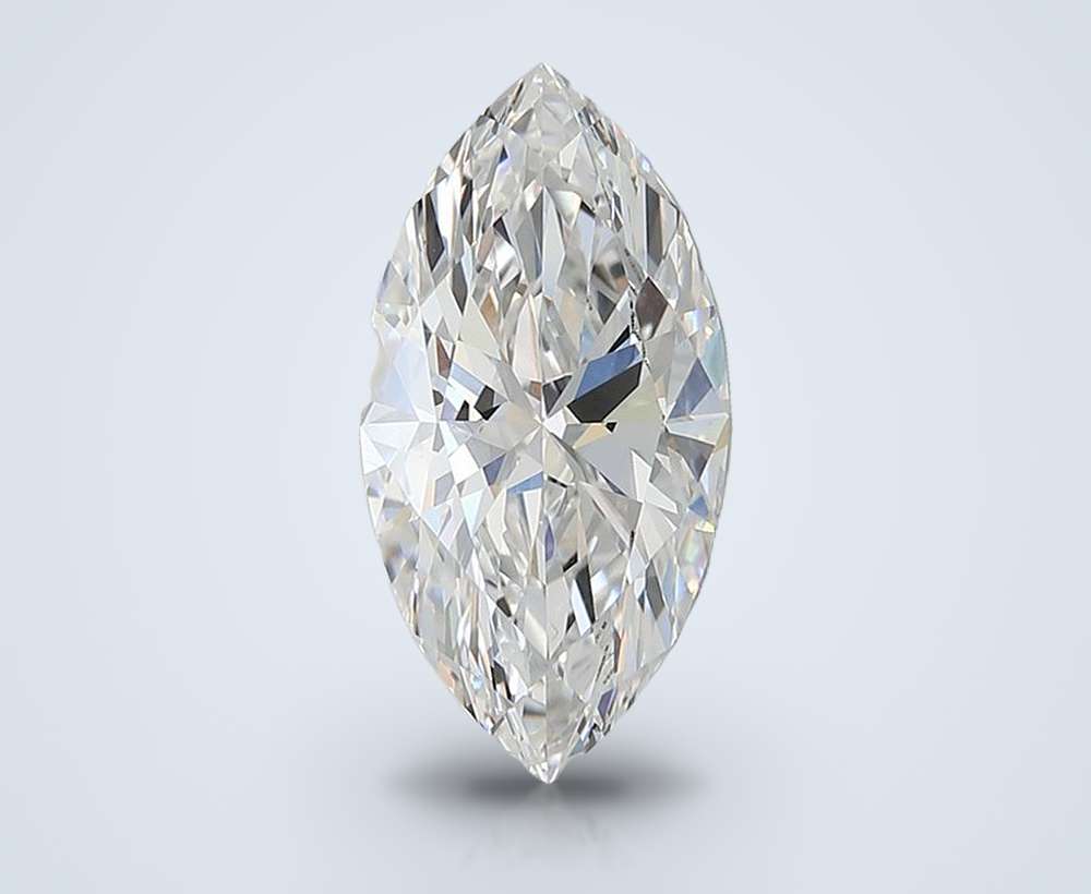 2.91ct E VVS2 Rare Carat Ideal Cut Marquise Lab Grown Diamond