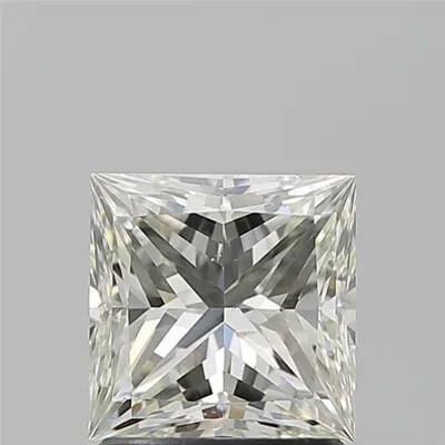 1.53ct K SI1 Rare Carat Ideal Cut Princess Diamond