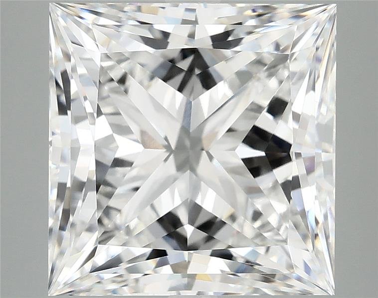 7.75ct E VVS2 Rare Carat Ideal Cut Princess Lab Grown Diamond