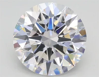 2.02ct D VS2 Rare Carat Ideal Cut Round Lab Grown Diamond