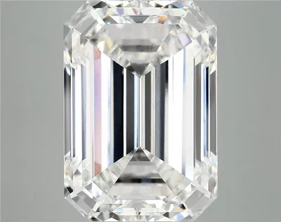 13.37ct F VVS2 Rare Carat Ideal Cut Emerald Lab Grown Diamond