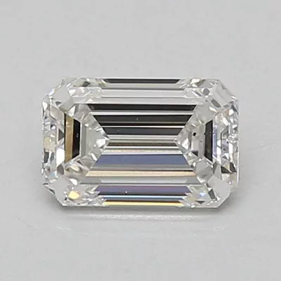 0.90ct F VS1 Excellent Cut Emerald Lab Grown Diamond