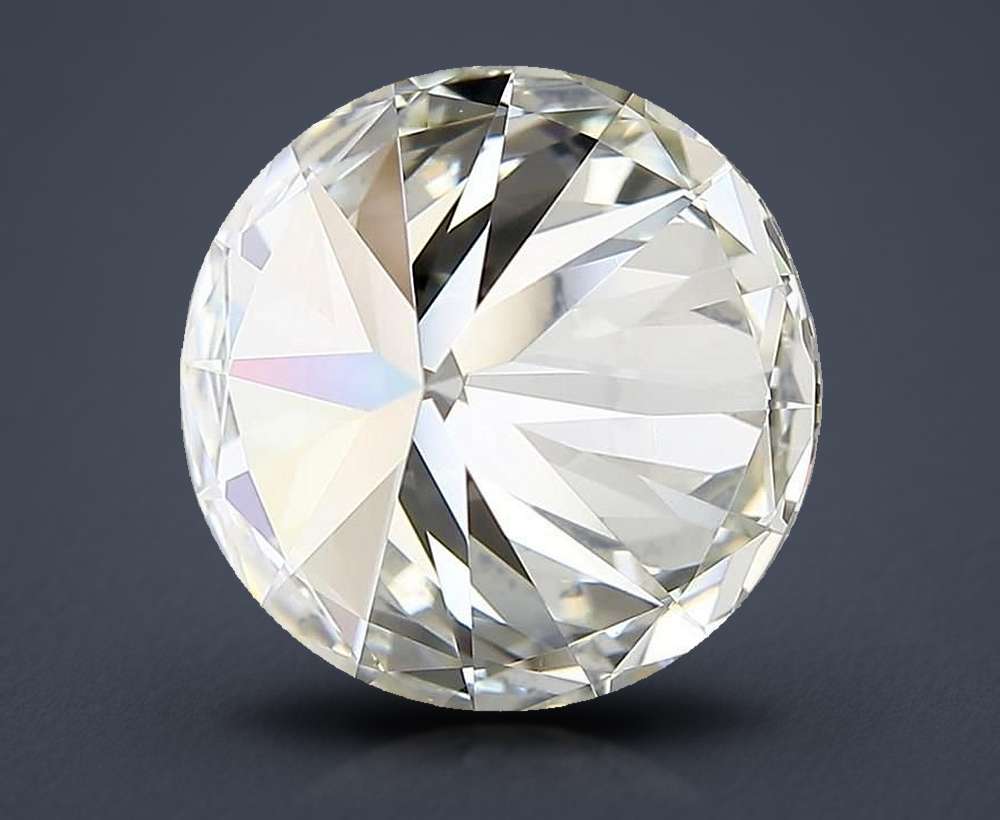 3.01ct J VS1 Rare Carat Ideal Cut Round Diamond