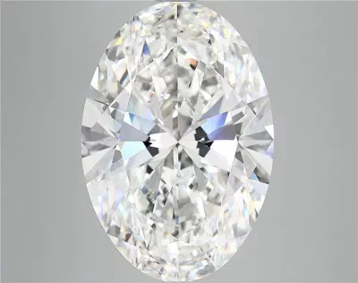 10.19ct F VVS2 Rare Carat Ideal Cut Oval Lab Grown Diamond