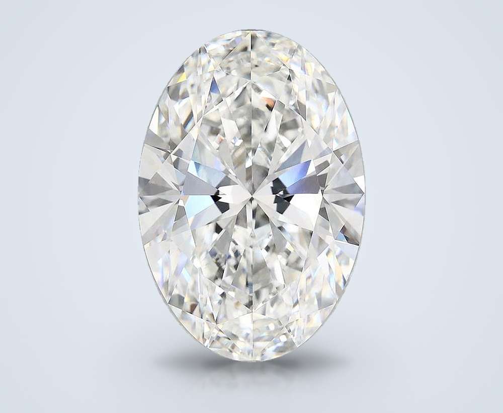 10.19ct F VVS2 Rare Carat Ideal Cut Oval Lab Grown Diamond