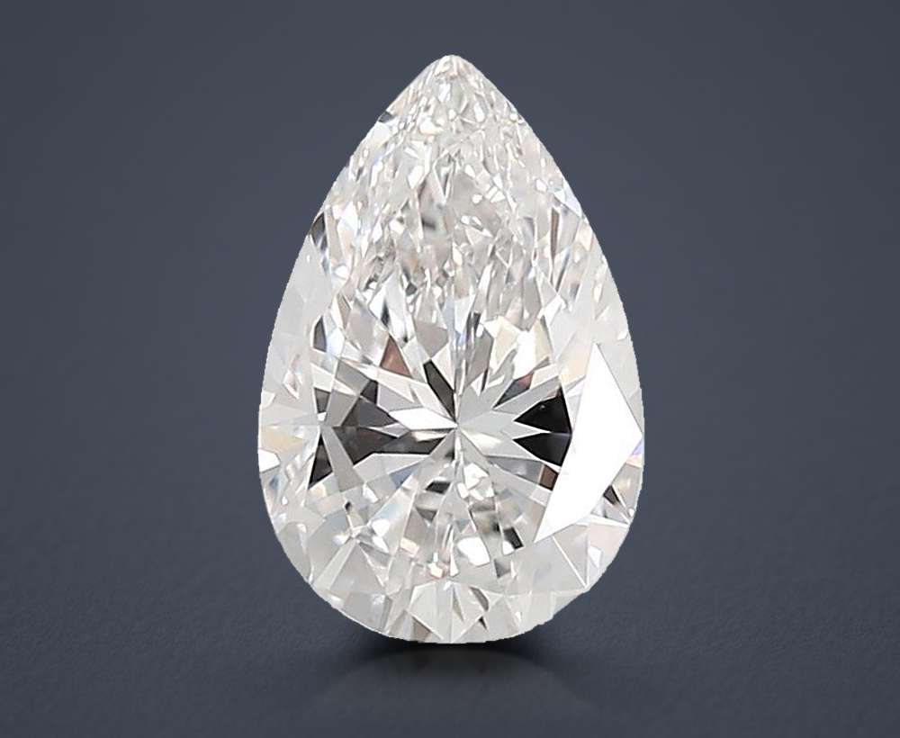 2.01ct E VS1 Very Good Cut Pear Lab Grown Diamond
