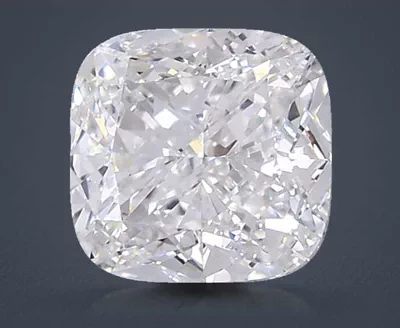 5.21ct F VS1 Rare Carat Ideal Cut Cushion Lab Grown Diamond