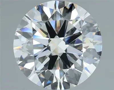 6.02ct I VS2 Rare Carat Ideal Cut Round Diamond