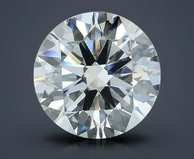 6.02ct I VS2 Rare Carat Ideal Cut Round Diamond