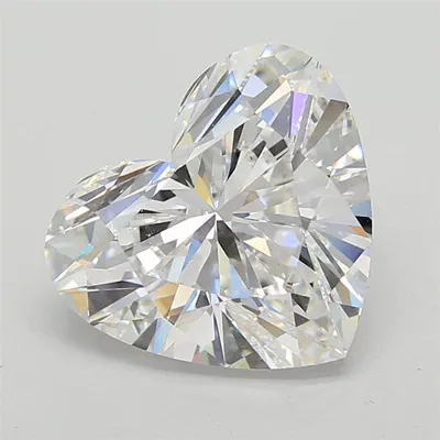 7.03ct E VVS2 Rare Carat Ideal Cut Heart Lab Grown Diamond