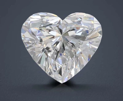 1.50ct E VS1 Rare Carat Ideal Cut Heart Lab Grown Diamond