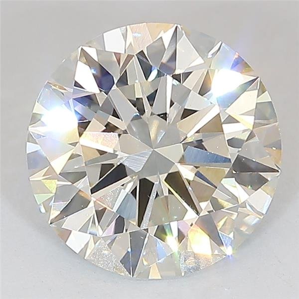 3.07ct J VS1 Excellent Cut Round Lab Grown Diamond