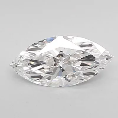 0.64ct D VVS1 Rare Carat Ideal Cut Marquise Lab Grown Diamond