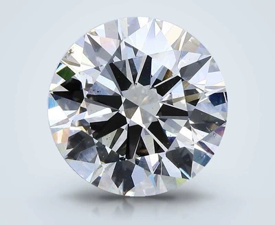 7.07ct K SI1 Rare Carat Ideal Cut Round Diamond