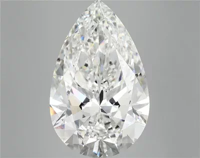 12.03ct F VVS2 Rare Carat Ideal Cut Pear Lab Grown Diamond
