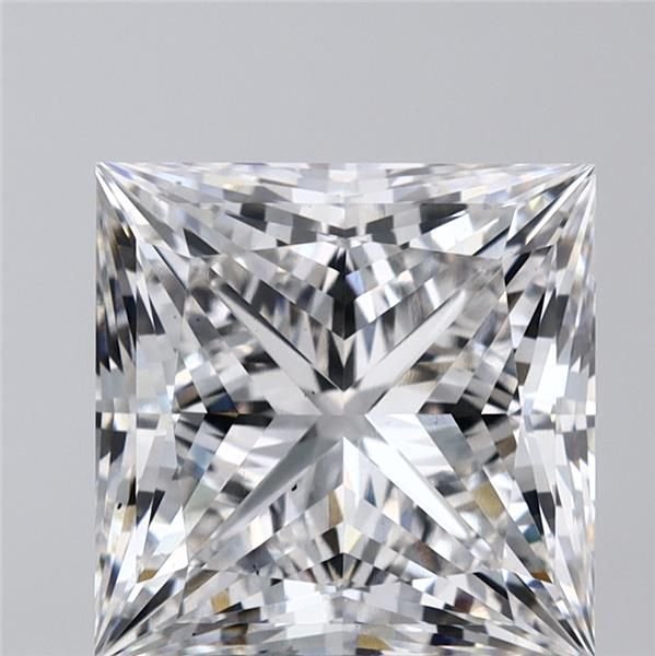 5.14ct E VS2 Rare Carat Ideal Cut Princess Lab Grown Diamond