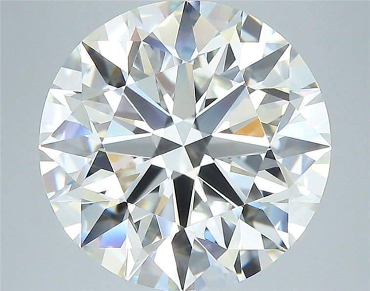 5.03ct H VVS2 Rare Carat Ideal Cut Round Diamond