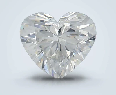 0.61ct H SI1 Rare Carat Ideal Cut Heart Diamond