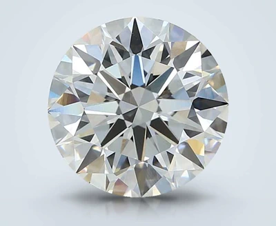 3.08ct F VVS2 Rare Carat Ideal Cut Round Lab Grown Diamond
