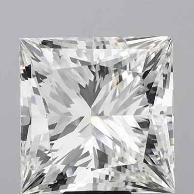 15.00ct I VVS2 Rare Carat Ideal Cut Princess Lab Grown Diamond