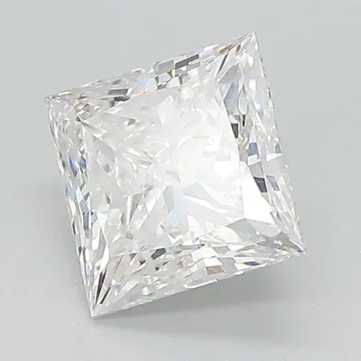 1.80ct F VS1 Rare Carat Ideal Cut Princess Lab Grown Diamond