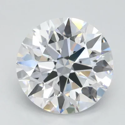 1.69ct D FL Rare Carat Ideal Cut Round Lab Grown Diamond