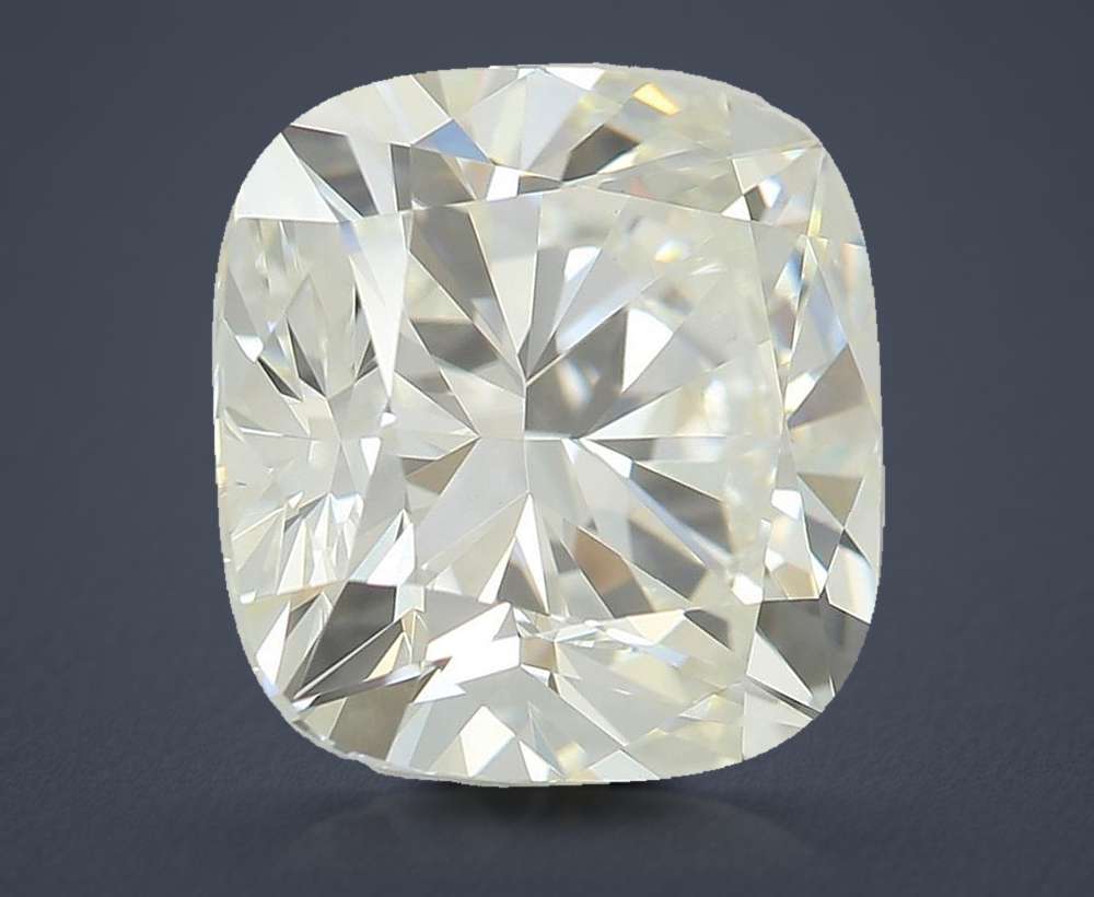 3.51ct G VVS2 Very Good Cut Cushion Lab Grown Diamond