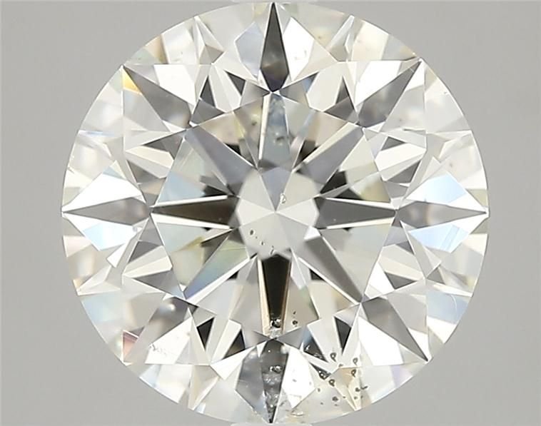 3.29ct J SI1 Rare Carat Ideal Cut Round Diamond