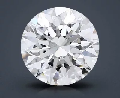 5.02ct K SI2 Rare Carat Ideal Cut Round Diamond