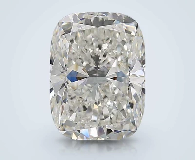 5.12ct H VVS2 Rare Carat Ideal Cut Cushion Diamond
