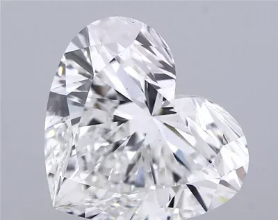 6.53ct E VS1 Rare Carat Ideal Cut Heart Lab Grown Diamond