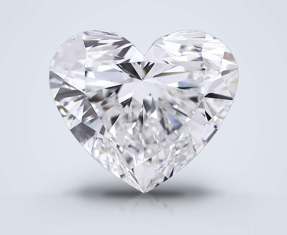 6.53ct E VS1 Rare Carat Ideal Cut Heart Lab Grown Diamond