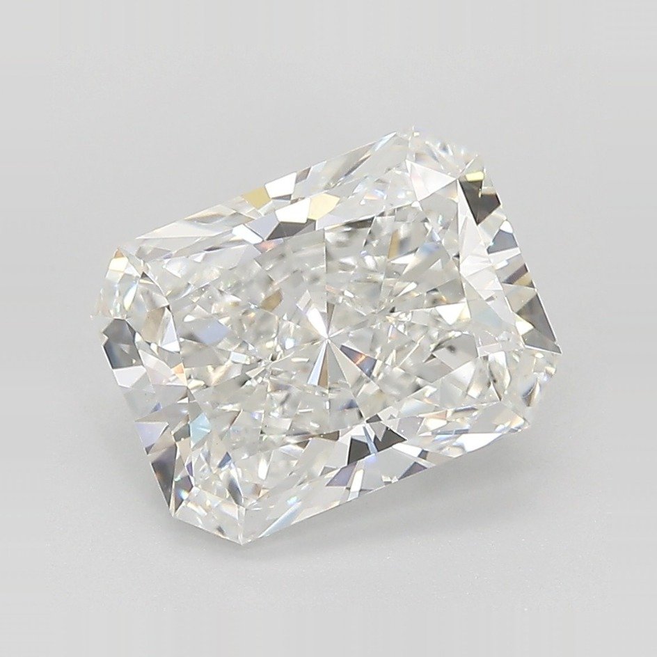 3.46ct E VVS2 Rare Carat Ideal Cut Radiant Lab Grown Diamond