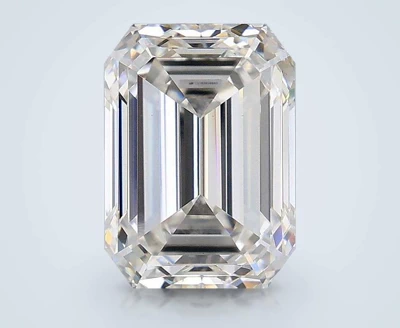 4.08ct H VS1 Rare Carat Ideal Cut Emerald Lab Grown Diamond