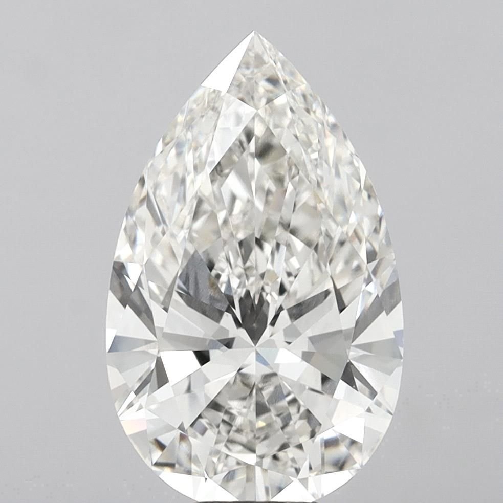 10.01ct G VVS2 Rare Carat Ideal Cut Pear Lab Grown Diamond