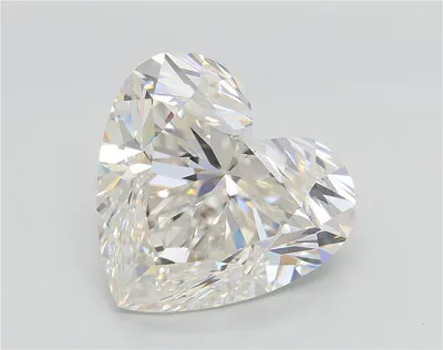 9.13ct G VS2 Rare Carat Ideal Cut Heart Lab Grown Diamond