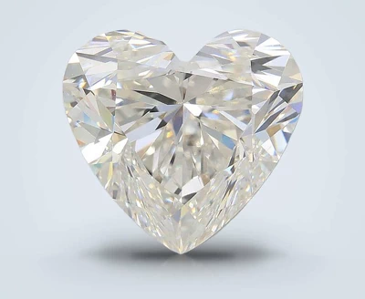 9.13ct G VS2 Rare Carat Ideal Cut Heart Lab Grown Diamond