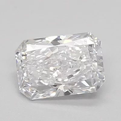 0.57ct D VVS2 Rare Carat Ideal Cut Radiant Lab Grown Diamond