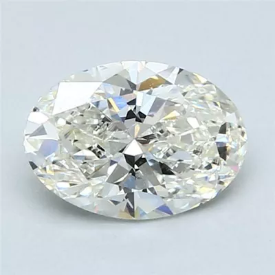1.70ct I SI2 Rare Carat Ideal Cut Oval Diamond