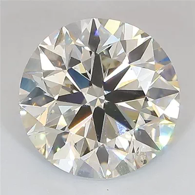 3.02ct J SI1 Excellent Cut Round Lab Grown Diamond