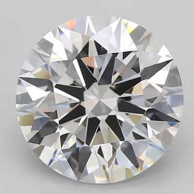 5.05ct D VVS2 Rare Carat Ideal Cut Round Lab Grown Diamond