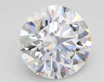 2.72ct E VS2 Rare Carat Ideal Cut Round Lab Grown Diamond