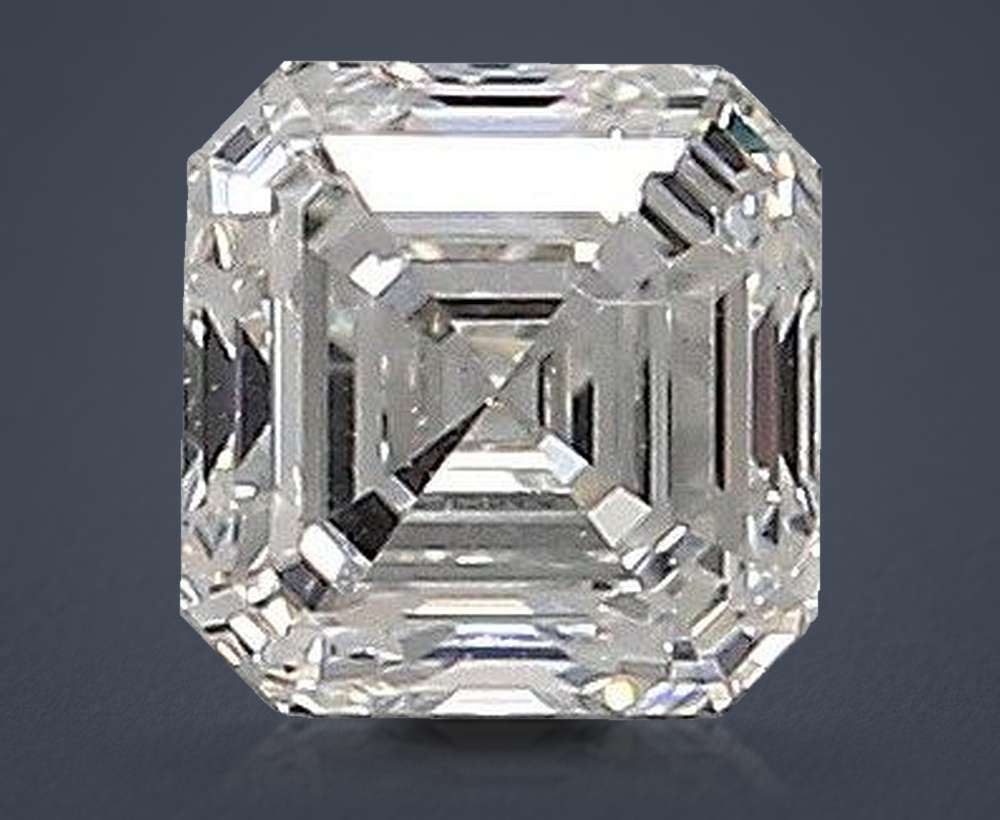 0.51ct G VVS1 Rare Carat Ideal Cut Asscher Diamond