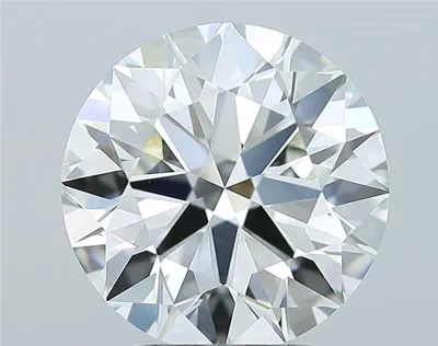 3.04ct I VVS2 Rare Carat Ideal Cut Round Diamond