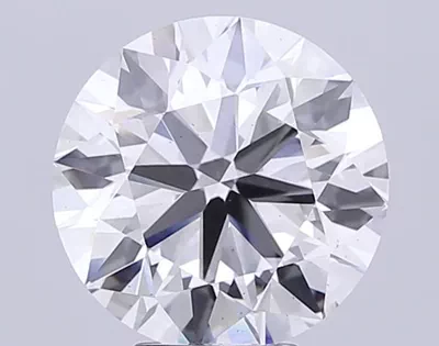 6.53ct E VS2 Rare Carat Ideal Cut Round Lab Grown Diamond