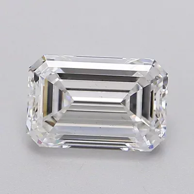 2.05ct E VS1 Rare Carat Ideal Cut Emerald Lab Grown Diamond