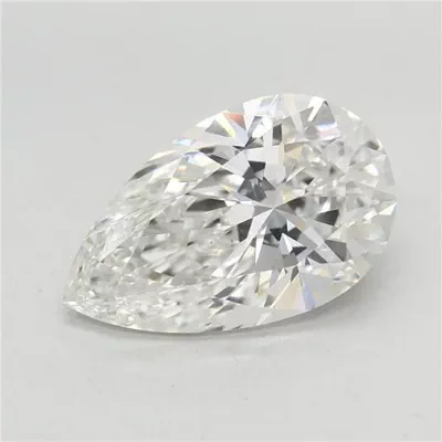 3.08ct F VS1 Rare Carat Ideal Cut Pear Lab Grown Diamond