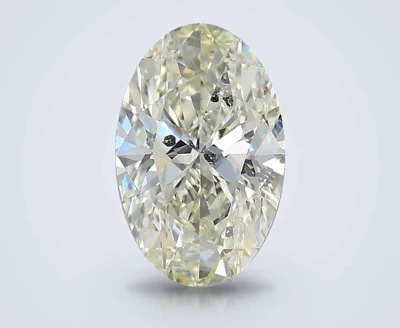 1.00ct K SI2 Rare Carat Ideal Cut Oval Diamond