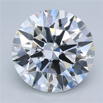 4.09ct E SI1 Rare Carat Ideal Cut Round Lab Grown Diamond
