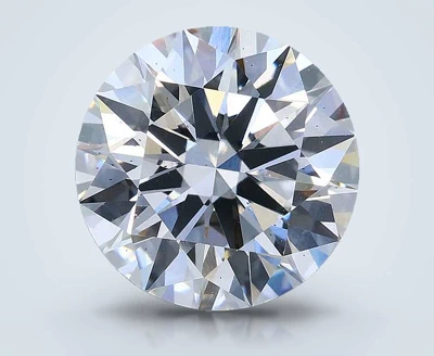 4.09ct E SI1 Rare Carat Ideal Cut Round Lab Grown Diamond